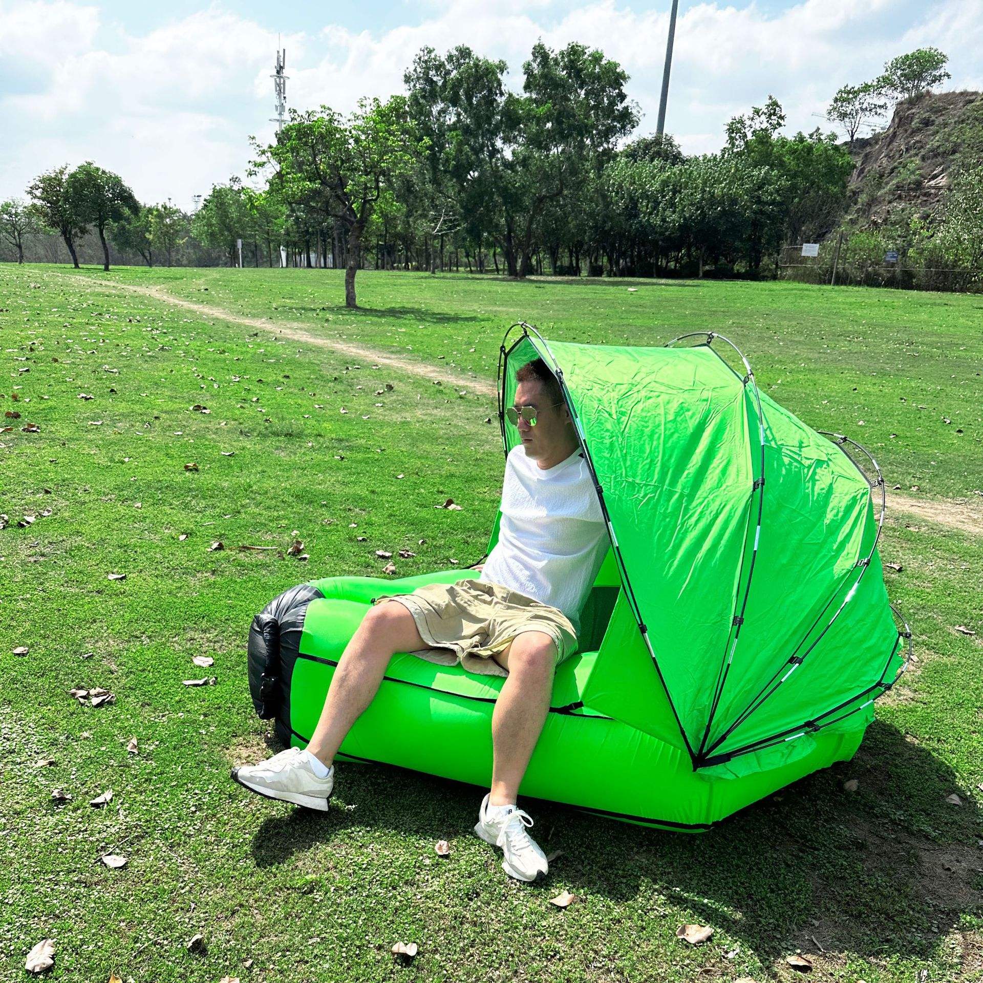 สีเขียว