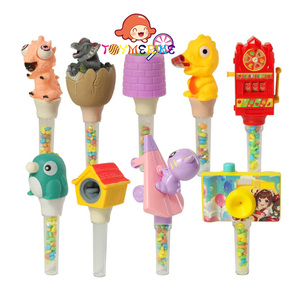Fournisseur de bonbons Cosby Big Red : Jouets en plastique en forme de tube pour distributeur de bonbons de Noël en Turquie - Product Image 3