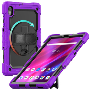 มาพร้อมกับแผ่นป้องกันหน้าจอเ<span class=keywords><strong>ค</strong></span>สทนทานสำหรับแท็บ <span class=keywords><strong>Lenovo</strong></span> <span class=keywords><strong>M10</strong></span>บวก/K9/K10เค<span class=keywords><strong>ส</strong></span>เกราะมีขาตั้งแบบหมุนได้ - Product Image 3