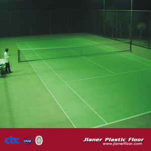 Pavimentazione in PVC di Alta Qualità Antiscivolo, Ignifuga, Impermeabile e Durevole con Grana di Sabbia Cristallina per Campi da Pallavolo e Pickleball al Chiuso - Product Image 6