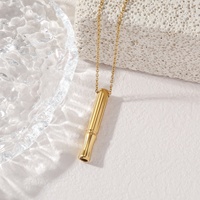 Collier de respiration anti-stress Mindfulness en acier inoxydable, bijou de mode, vente en gros pour cadeau de l'Aïd pour femmes et hommes