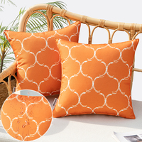 Usine En Gros Classique Dot Motif Extérieur Étanche Housse De Coussin En Stock Jardin Canapé Polyester Confortable Oreiller Couvre