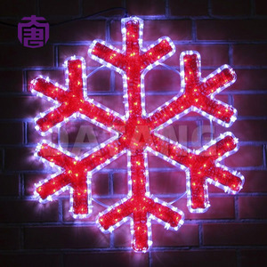 Outdoor Waterproof Snowflake <b>Light</b> Sculpture for Christmas Festivals, Theme Parks and Seasonal Events - Product Image 5
