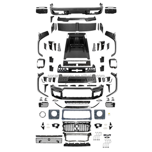 Pièces automobiles de style B 1:1 pour l'extérieur, compatibles Mercedes Classe G W465/W464 G63, pare-chocs avant et arrière en carbone sec de style B, capot, modèles de carrosserie - Product Image 1