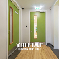 Portes intérieures doubles de style américain pour écoles, portes en bois pour écoles, nouveaux modèles de portes de sécurité pour salles de classe