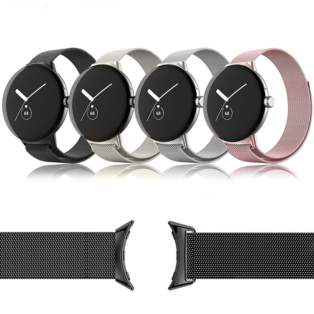 Metal Stainless Steel Bands Compatible with for Samsung Galaxy Watch 7 Ultra 47mm Milanese Magnetic Watch Strap