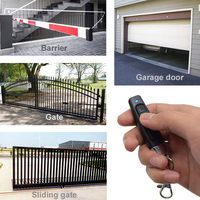 Télécommande de porte de garage à copier 433,92 MHz Réplicateur de porte 433 MHz Ouvre-porte 433 MHz Émetteur Noir/Rouge/Bleu/Gris
