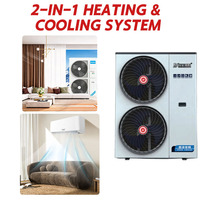 Bomba de Calor Eléctrica Monobloque sin Tanque de 15kW 220V CC con Inversor de Alta Eficiencia OEM/ODM para Calefacción por Suelo Radiante Residencial