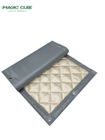 Barrière anti-bruit flexible industrielle MQ, isolation acoustique, rideau anti-bruit MLV, bâche en PVC imperméable, 17-28 dB