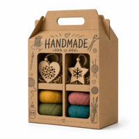 Boîte cadeau rectangulaire de luxe personnalisée en carton blanc imprimé UV, avec poignée et fenêtre, pour cosmétiques et crème pour les mains, lot de 4