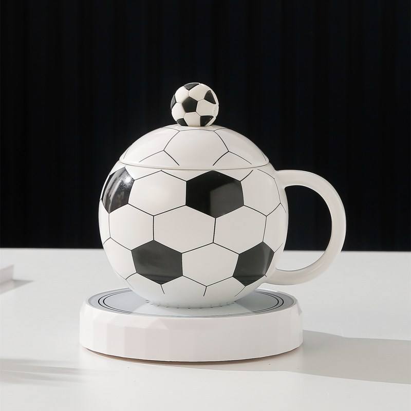 Boule noire-1 tasse 1 couvercle 1 cuillère 1 tampon thermostatique