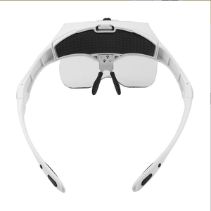 LED Light Head Mounted lente d'<span class=keywords><strong>ingrandimento</strong></span> illuminante <span class=keywords><strong>occhiali</strong></span> visiera <span class=keywords><strong>per</strong></span> elettronica orologio riparazione gioielli lettura artigianale - Product Image 4