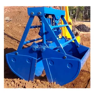 Cheap Price 5m3 Clam Shell Crane Grab Bucket Rope Grab Bucket Grab Clamshell For Excavator