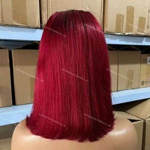 14A 4x4 Bob tóc giả tóc con người cho phụ nữ đã sẵn sàng để mặc Bleach knots 4x4 ren phía trước Tóc Giả glueless đầy đủ HD ren tóc giả - Product Image 3