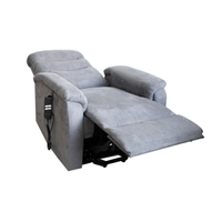 Fauteuil inclinable électrique moderne avec cadre métallique pour salon, fauteuil de massage et fauteuil releveur