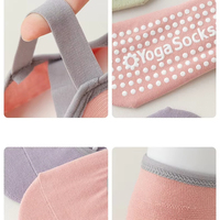 Chaussettes de yoga de haute qualité Chaussettes antidérapantes Chaussettes de sport Pilates pour femmes