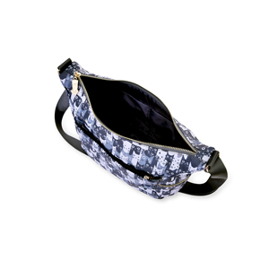 Bolso cruzado de nailon ligero con múltiples bolsillos y cremalleras, bolso bandolera informal para mujer, mochila de pecho para viajes al aire libre - Product Image 5