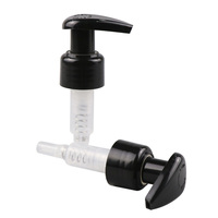Pompe distributrice de savon en plastique 24/410 28/410, couvercles de pompe à lotion avec verrouillage gauche-droite