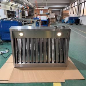 Hotte de cuisine encastrée en acier inoxydable de 36 pouces avec débit de 1000 m/h, minuterie à temporisation, éclairage LED, double affichage numérique et écran tactile pour usage domestique - Product Image 3