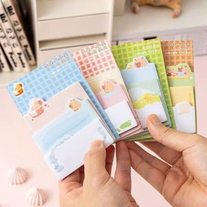 Creative Multi-Color Self-Adhesive Cartoon Cute <b>Memo</b> <b>Pads</b> High Quality Office Supplies for Learning and School Use Must-Have - Product Image 1