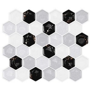 Autocollants muraux modernes pour les murs des chambres Papier peint pour les hôtels Carrelage à peler et à coller en 3d pour le dosseret Carreaux de céramique auto-adhésifs - Product Image 1