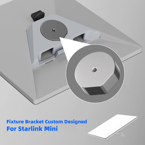 Hochwertiger Starlink <span class=keywords><strong>Mini</strong></span> Router Rohradapter Verstellbare Klemmhalterung für Auto Wohnmobil Leiter Yacht - Product Image 4