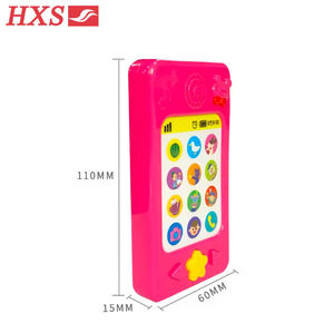 Thiết kế mới tương tác bé điện thoại âm nhạc Đồ chơi trẻ mới biết đi điện thoại di động ABS nhựa chơi - Product Image 3