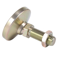 Pieds de nivellement pivotants robustes, base de 76 mm, 3/4-10-2 pouces, pieds de nivellement pivotants pour meubles, pieds de machine réglables (M20X50 mm)
