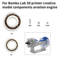 Aksesori mesin penerbangan untuk Bambu Lab 3D Printer Model kreatif komponen kantor elektronik