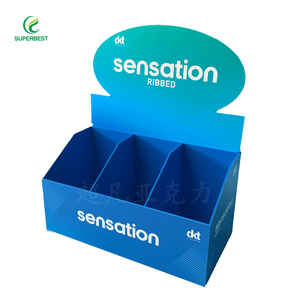 acrylic material Counter top Point Of Sale Counter Box Display