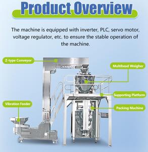 <span class=keywords><strong>Machine</strong></span> de remplissage verticale automatique pour <span class=keywords><strong>café</strong></span> en grains, épices, sucre, pop-corn, barres protéinées, cacahuètes – Haute précision, faible bruit, pour sachets en papier/film/feuille - Product Image 3