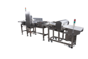 Chất Lượng Cao Và Độ Chính Xác Thực Phẩm Công Nghiệp Sử Dụng Tự Động Vành Đai Băng Tải Máy Dò Kim Loại Checkweigher Combo Hệ Thống - Product Image 2