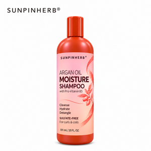 Sunpinherb แชมพูน้ำมันอาร์แกนให้ความชุ่มชื่นผมหยักศกขนาด591มล. - Product Image 1