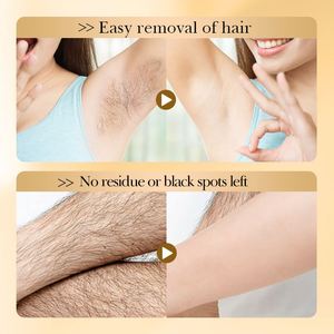 Marque distributeur SADOER Crème épilatoire douce Soin capillaire naturel pour hommes Produits d'épilation du corps non irritants pour les aisselles - Product Image 6