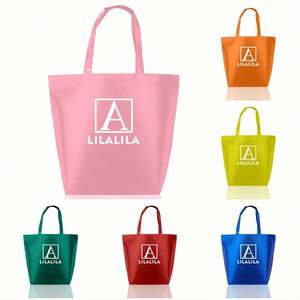 Wholesale Eco Laminated Non Woven Fabric Tote Shopping Custom Printed Reusable Metallic Non Woven Bag Custom logo - Product Image 1