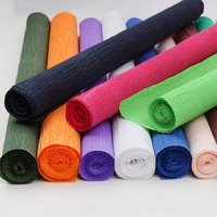 Papier artisanal épais en gros 50*250cm pour l'emballage de fleurs, artisanat fait main, décoration murale, fleurs artisanales, matériaux recyclés, 27 couleurs