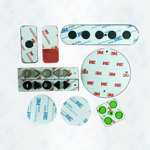 Tùy chỉnh màu sắc khác nhau và hình dạng miếng đệm <span class=keywords><strong>Silicone</strong></span> nút trở lại Phụ kiện cao su dính - Product Image 5