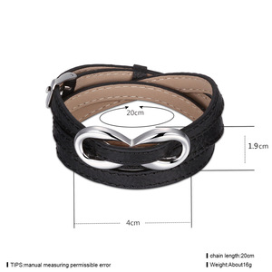 Original Manufacturer Stainless Steel Nautical <b>Leather</b> Braided <b>Bracelet</b> Multi Loop Genuine <b>Leather</b> Fashion Punk Trendy Unisex - Product Image 4