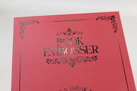 Boîte cadeau rigide magnétique personnalisée en forme de livre avec impression UV, insert en mousse EVA floquée, emballage de marque pour papeterie et bijoux