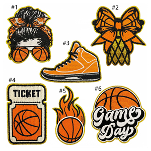 Patchs brodés thermocollants sur le thème du basketball pour le sport - Product Image 2