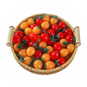 Tomates Cherry de Simulación, Frutas y Verduras Artificiales, Fruta del <span class=keywords><strong>Milenio</strong></span>, Modelo de Tomate Cherry, Decoración, Fotografía - Product Image 3