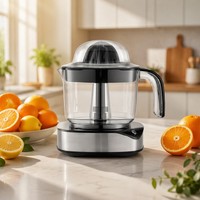Presse-agrumes électrique 1,2 L grande capacité sans BPA, machine automatique pour oranges et citrons, portable pour la cuisine domestique et les fêtes