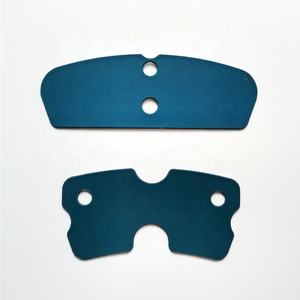 Hoge Temperatuur Weerstand Blauwe Kleur Rubber Geweven Brake Pad Anti Piepen Shims Met Lijm D1951 - Product Image 2
