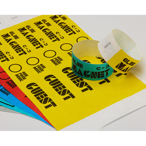 Pulseras de Tyvek de color sólido de 19 mm (3/4 pulgadas) para eventos, ideales para marcar de forma rápida. - Product Image 1