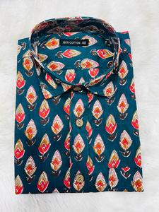 Chemise d'été Chemises à manches courtes pour hommes Chemise à carreaux en coton de haute qualité Produit en vrac confortable et doux - Product Image 2