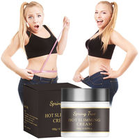 Crème chaude pour la perte de poids Brûlage des graisses Magique de l'estomac personnalisée Massage corporel anti-cellulite de la taille et des seins Crème amincissante
