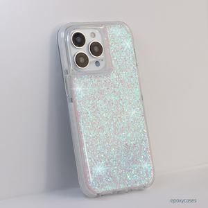 Coque de téléphone portable en TPU transparent antichoc avec paillettes dorées de luxe pour iPhone 15 14 Pro Max, fabriquée par des fabricants de source - Product Image 4