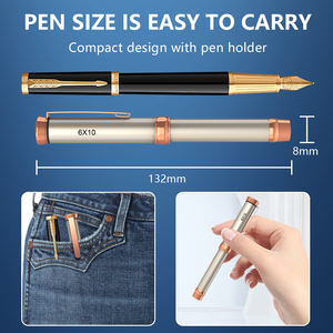 새로운 6X10 골드 펜 망원경 올옵티컬 글래스 HD 고배율 현미경 단안 망원경 야간 투시 기능 포함 - Product Image 2