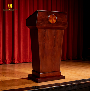 Podio Moderno, Ecológico y Duradero, Mueble Escolar de Madera, <span class=keywords><strong>Atril</strong></span>, Púlpito, Tamaño Personalizable para Iglesia, Sala de Conferencias - Product Image 1