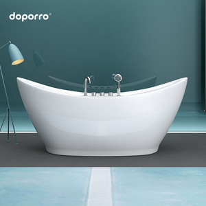 <span class=keywords><strong>Baignoire</strong></span> autoportante Doporro Allemagne pour adulte, usage domestique, <span class=keywords><strong>baignoire</strong></span> double, hôtel, maison d'hôtes, avec jupe complète et robinet, longueur 1,8 m - Product Image 5